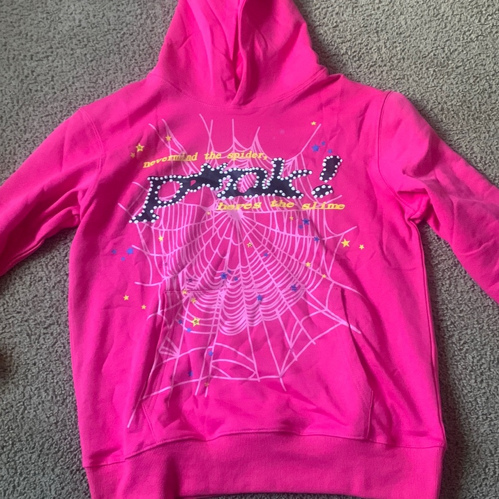 COPY - COPY - Sp5der Pink hoodie
